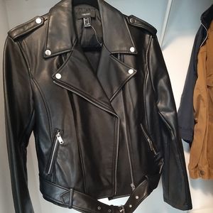 Faux leather jacket